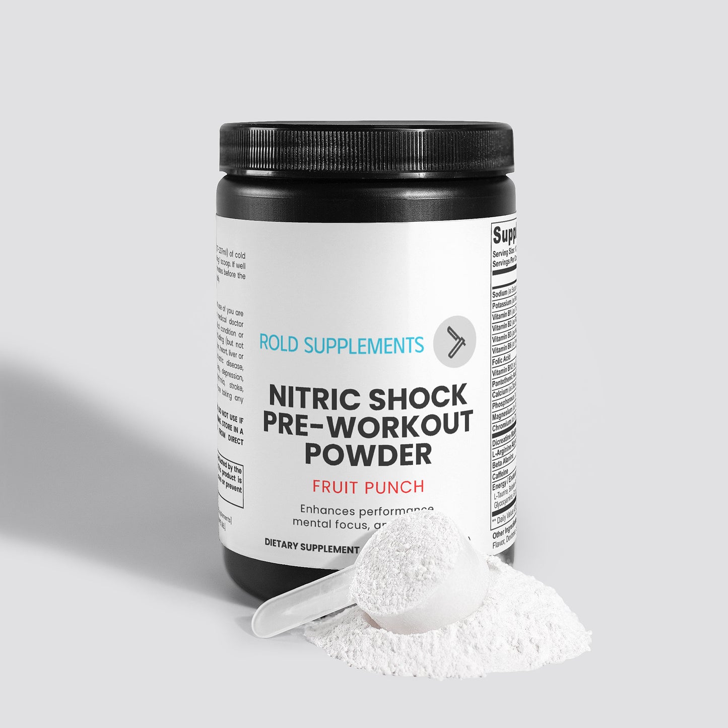 Nitric Shock Pre-Workout Powder (Fruit Punch)