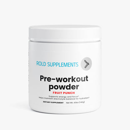 Pre-workout Powder (Fruit Punch)
