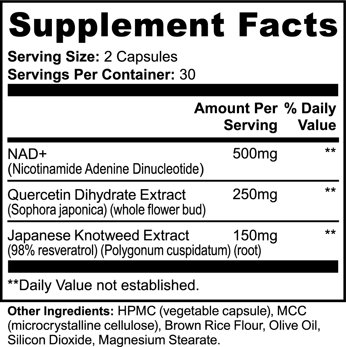 NAD+ Support