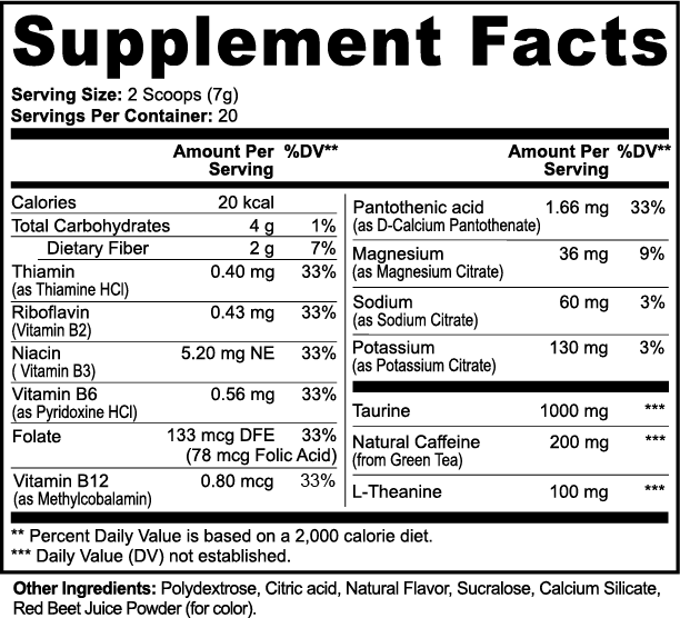 Pre-workout Powder (Strawberry Shortcake)